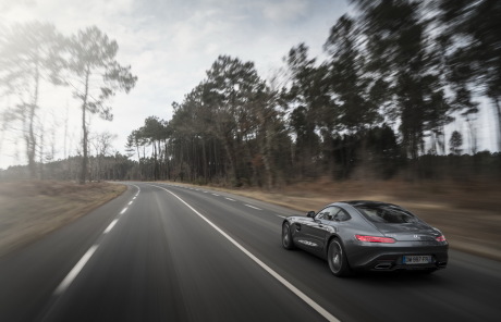 Mercedes AMG GT arrière gauche
