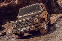 Mercedes Classe G 2018 vue avant marron