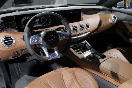 Mercedes Classe S Coupé restylée Francfort 2017 intérieur