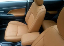 mitsubishi asx s-styl sellerie cuir caramel