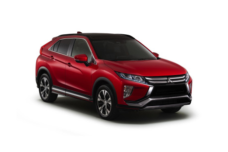 Mitsubishi Eclipse Cross SUV vue avant couleur rouge