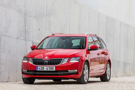Skoda Octavia restylée : statique extérieur Combi 3/4 AV gauche