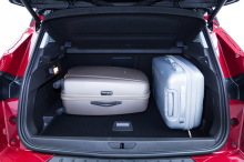 Opel Grandland X coffre ouvert banquette rabattue