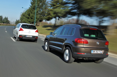 fiabilité Peugeot 3008 Volkswagen Tiguan