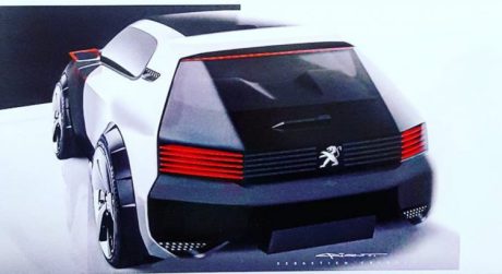 Peugeot 250 GTI revival vue arrière