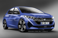 illustration Didier Ric future DS3 Crossback 2019 red front view