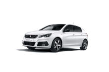 Peugeot 308 GT Line 2017 vue avant blanche