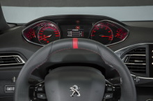 Peugeot 308 GTi 2017 compteurs rouges