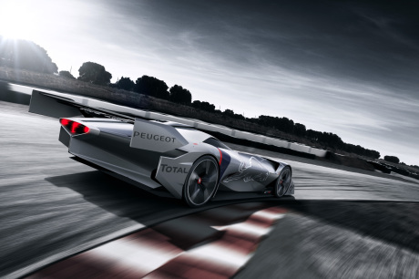 Peugeot L 750 R HYbrid Vision Gran Turismo vue arrière