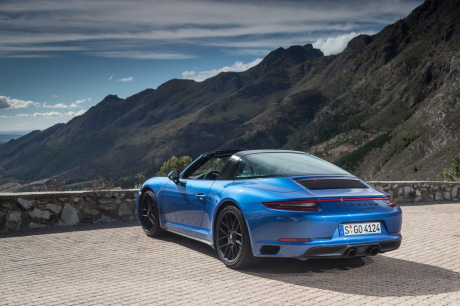 Le design de la Targa et la livrée GTS : un régal pour la Porsche 911.