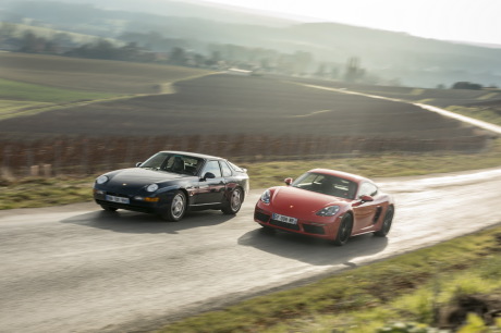 test porsche 718 cayman vs porsche 968