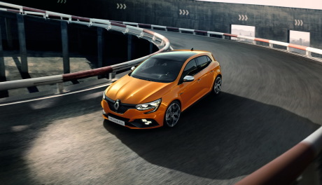 Renault mégane RS 2018 jaune