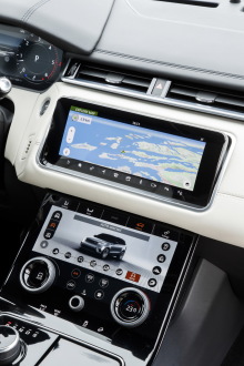 Land Rover Velar console centrale carto GPS
