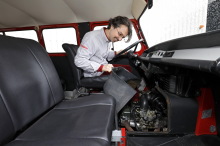 Renault Estafette accès au moteur