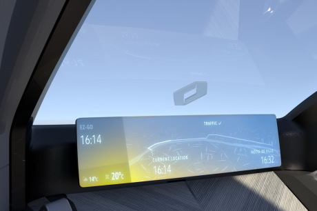Renault EZ-GO (2018) intérieur écran