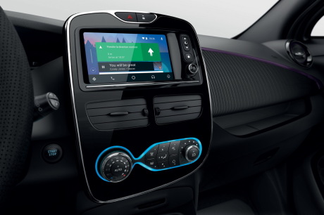 console centrale écran tactile Renault Zoe 2018