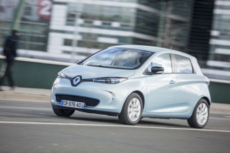 renault zoé bleu