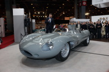 La Jaguar Type D a remporté trois fois les 24H du Mans, de 1955 à 1957. Son six cylindres 3.4 culmine à 241 ch.
