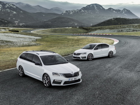 La Skoda Ocatvia 2017 dans sa version sportive RS.