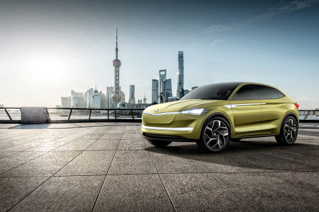 skoda vision e concept vue avant