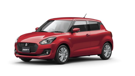 Suzuki Swift 2017 vue avant couleur rouge