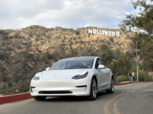 Tesla Model 3 static rear