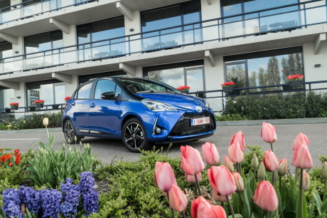 3/4 avant toyota yaris 2017