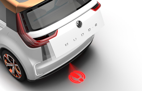 Volkswagen BUDD-E coffre CES 2016