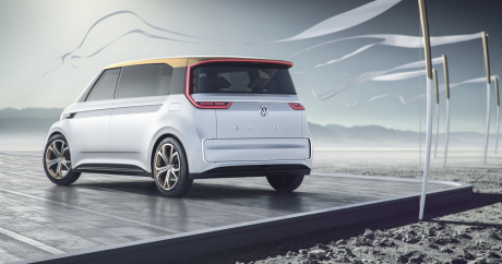 Volkswagen BUDD-E CES Las Vegas 2016 vue arrière