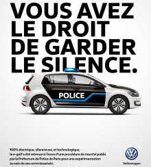 Volkswagen e-Golf police