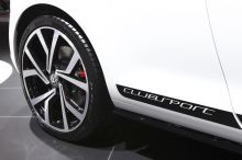 logo clubsport sur la Volkswagen Golf GTI Clubsport