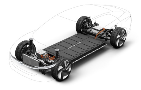 Deux moteurs et des batteries dans le plancher, la plateforme technique modulaire MEB pour les véhicules électrique est bien pensée.