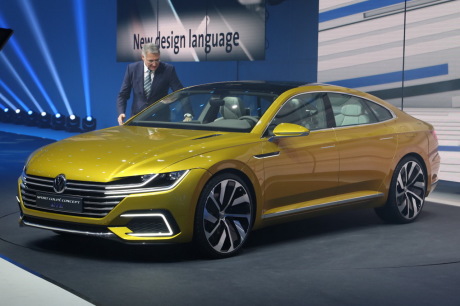 volkswagen sport coupé gte concept au salon de genève 2015