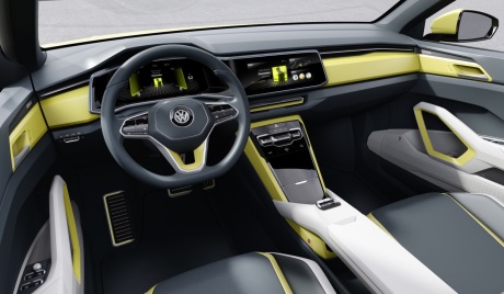 Volkswagen T-Cross Breeze concept 2016 vue planche de bord