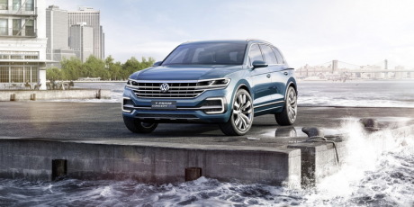 Volkswagen T-Prime concept GTE bleu vue avant