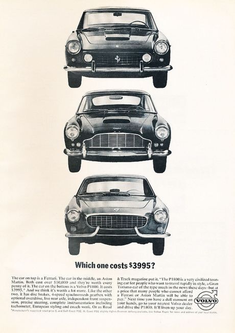 publicité Volvo P1800