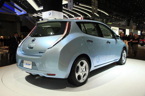 Nissan Leaf Nissan Leaf, feuille blanche