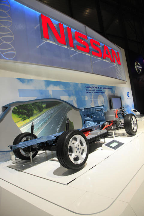 Nissan Leaf Nissan Leaf, feuille blanche
