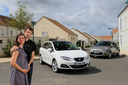 La Seat Ibiza ST face à la Renault Clio Estate