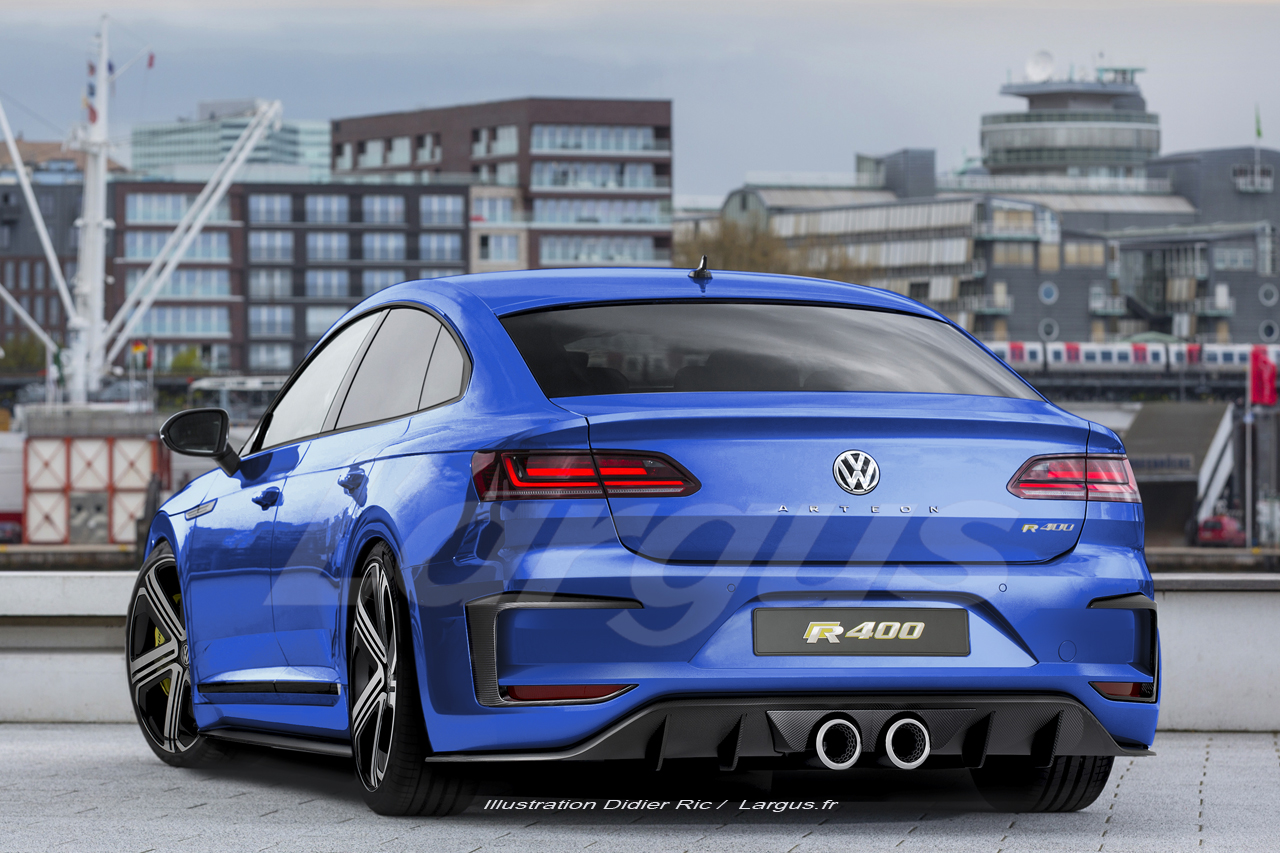 Volkswagen Arteon R 2019 Un Moteur Vr6 De 400 Ch Sous Le