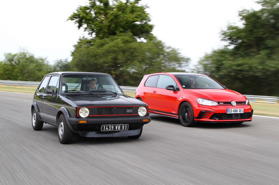 Volkswagen Golf 1 Gti Vs Golf 7 Gti Clubsport C 233 Tait