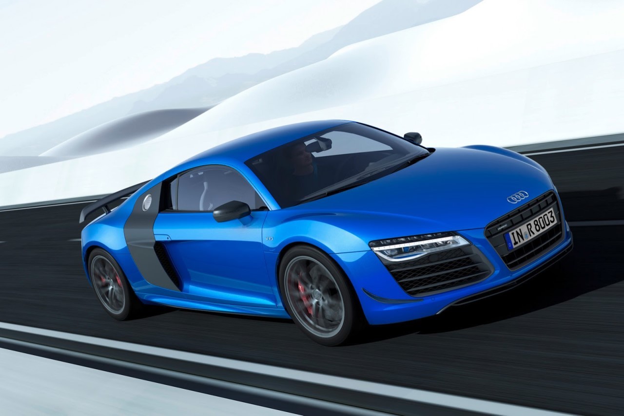 L'Audi R8 LMX dotée de l'éclairage laser