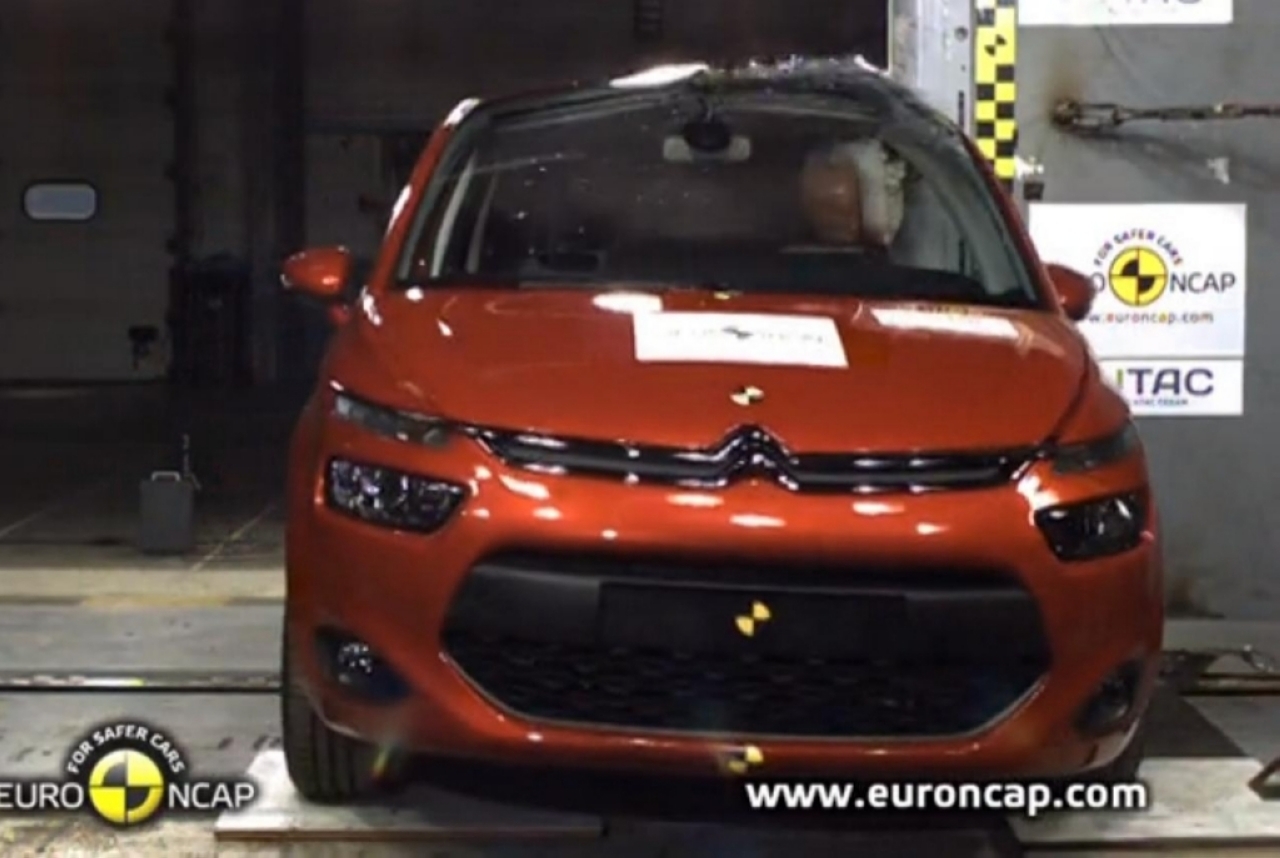 Le C4 Picasso 2013 décroche cinq étoiles au crash-test Euro NCAP