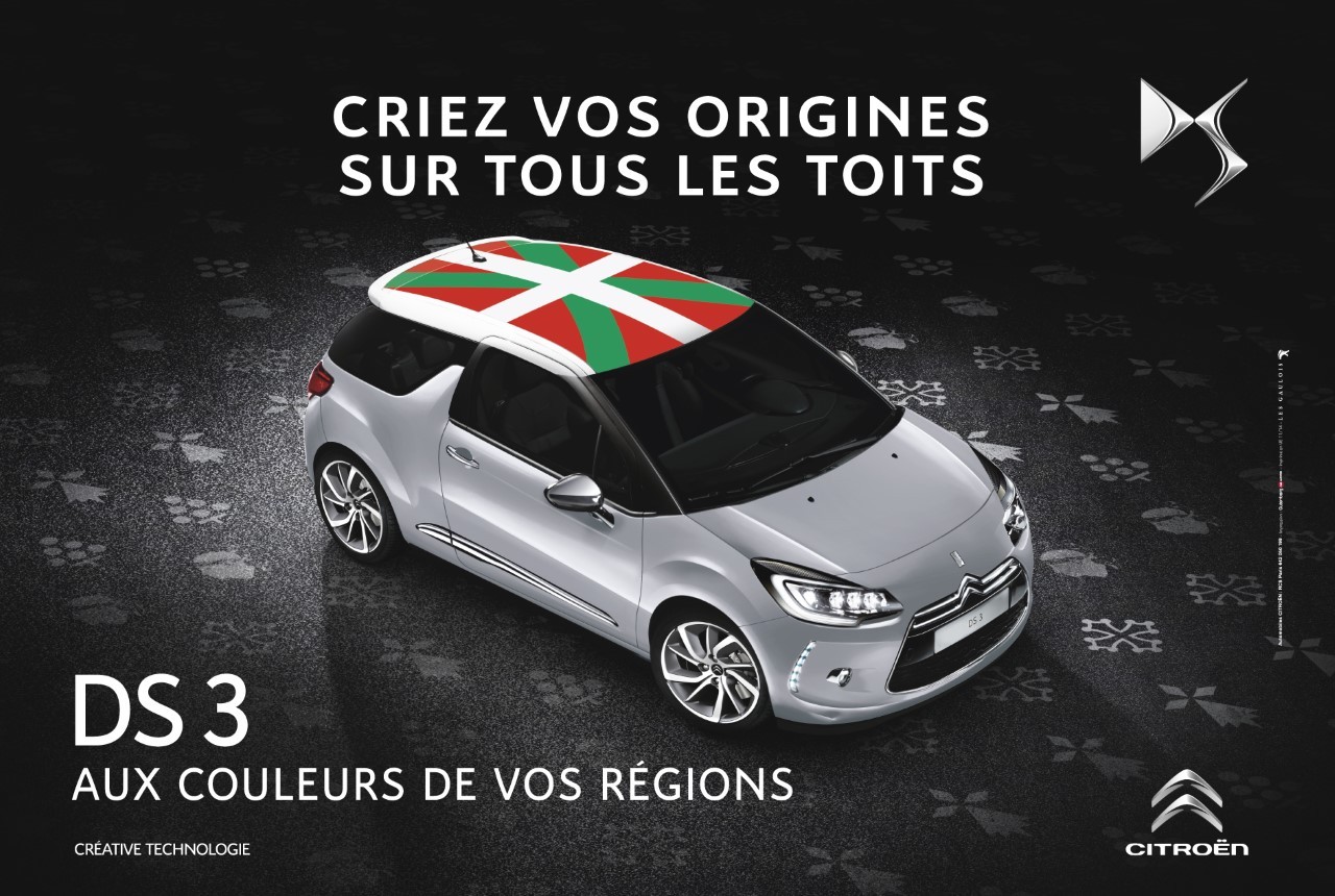 La Citroën DS3 se personnalise désormais en fonction des régions