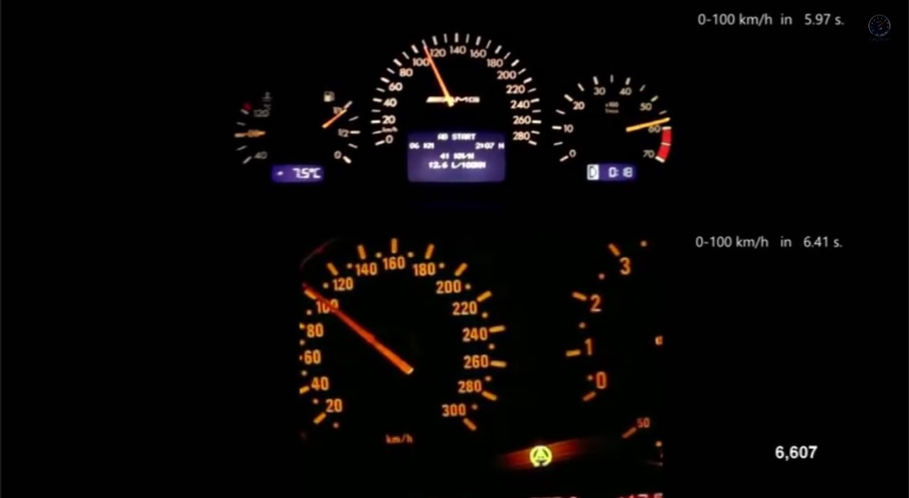 Vidéo : duel au compteur entre une M5 et une E 55 AMG