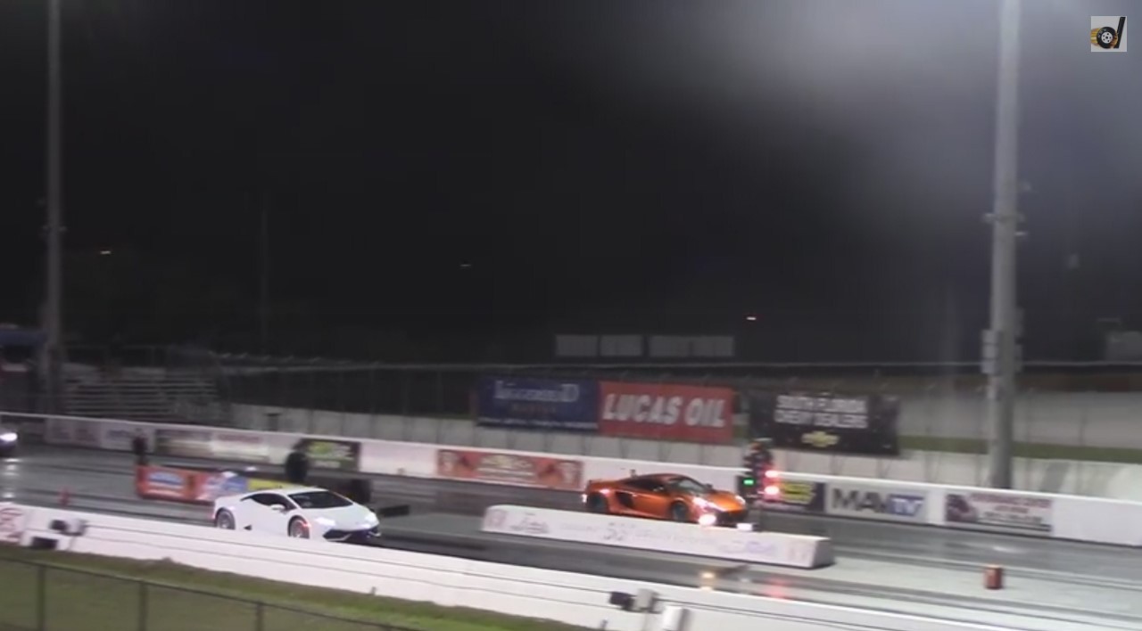 Duel : Lamborghini Huracan vs McLaren MP4-12C sur 400 mètres