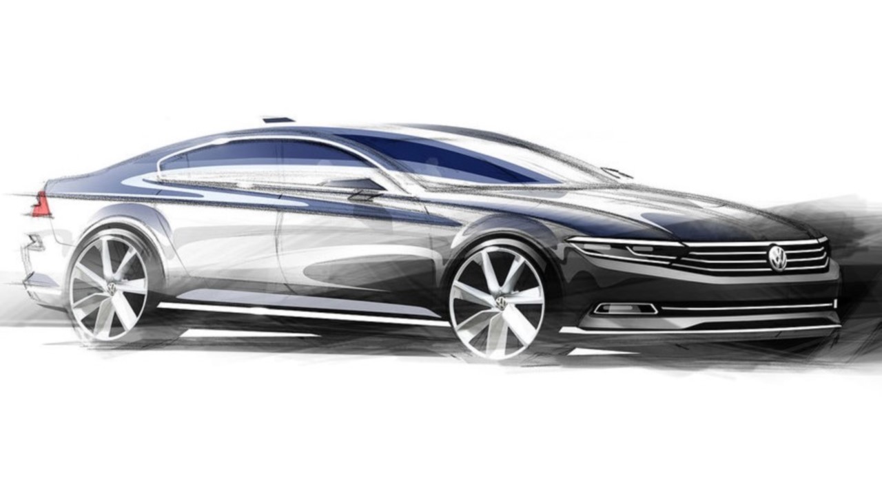 Volkswagen dévoile les esquisses de sa nouvelle Passat