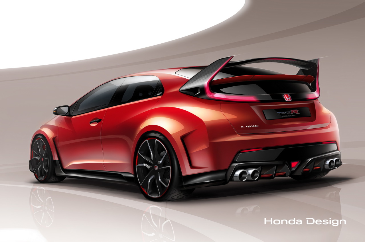 Première image de la Honda Civic Type R Concept 2014