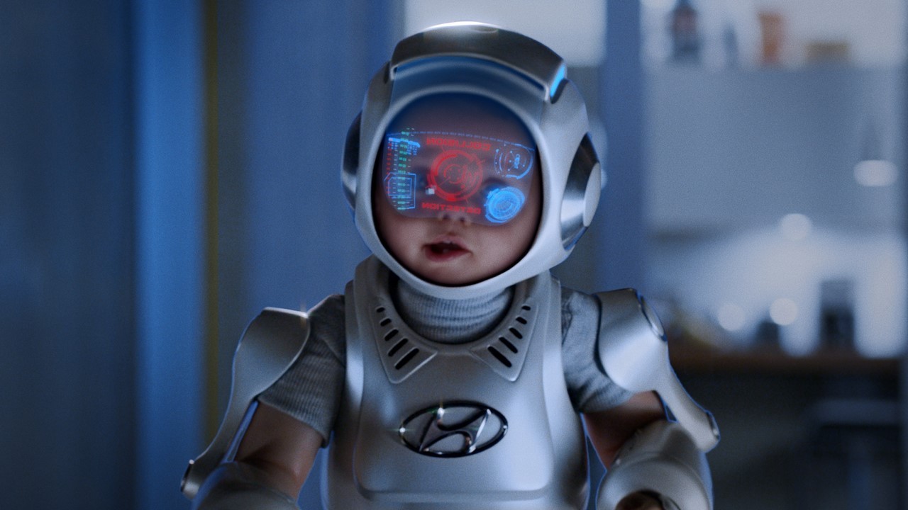 ExoBaby : l'étrange bébé Robocop de Hyundai