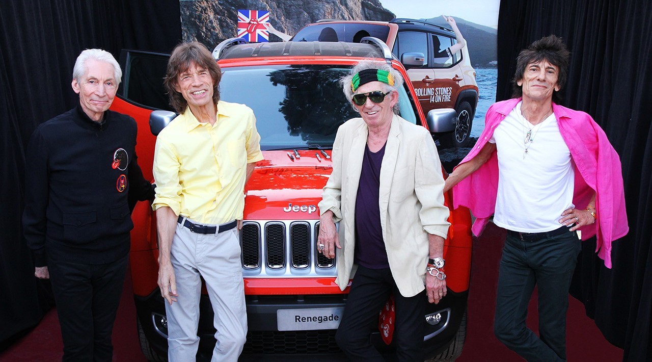 46 000 dollars pour une Jeep Renegade signée par les Rolling Stones